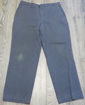Cintas Work Uniform Pants Comfort Flex Size 33x28 Men Gray Mechanic Pockets